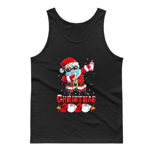 Christmas 2020 Toilet Paper Santa Claus Wear Mask Tank Top