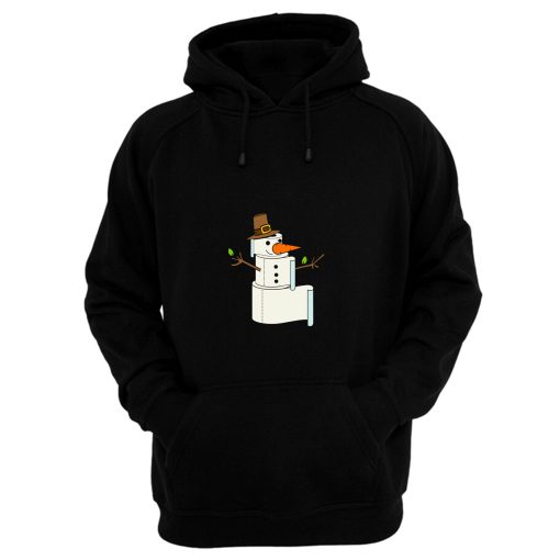 Christmas Snowman Panic Buying Toilet Paper Shortage Hoodie