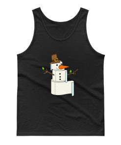 Christmas Snowman Panic Buying Toilet Paper Shortage Tank Top