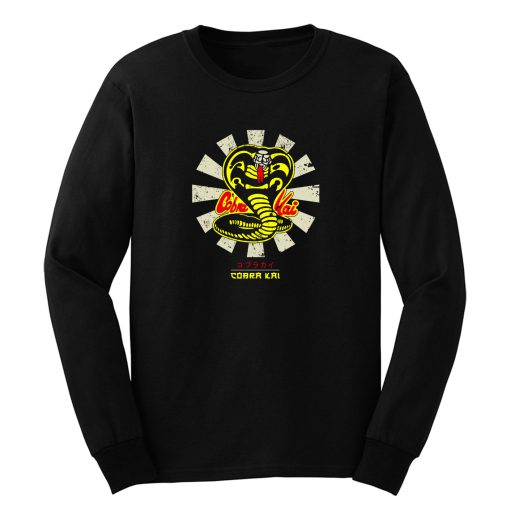 Cobra Kai Karate Kid Retro Japanese Long Sleeve