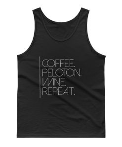 Coffee Pelo Wine Repeat Tank Top