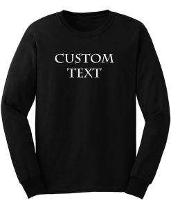 Custom Printing Long Sleeve