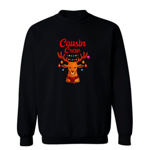 Cute Deer Cousin Crew Christmas Sweatshirt