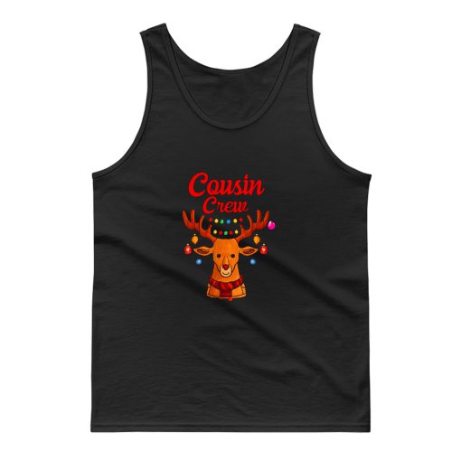 Cute Deer Cousin Crew Christmas Tank Top