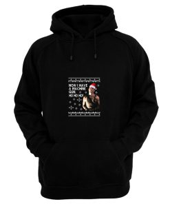 Die Hard Ho Ho Ho Machine Gun Christmas Knit Hoodie