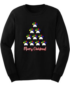 Dog Paw Christmas Long Sleeve