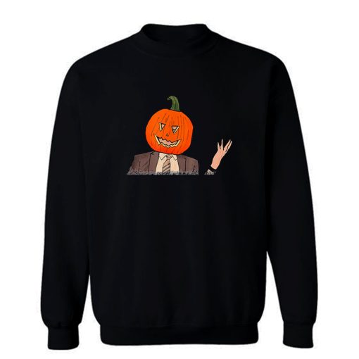 Dwight Pumpkin Head Sweatshirt