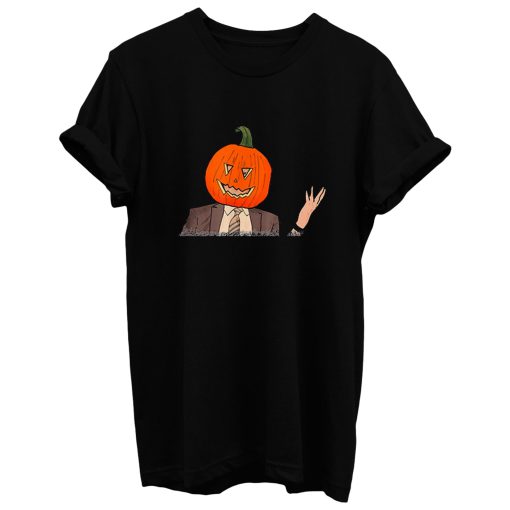 Dwight Pumpkin Head T Shirt