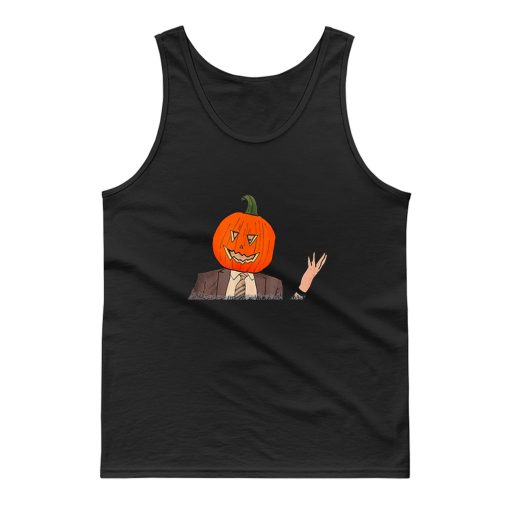 Dwight Pumpkin Head Tank Top