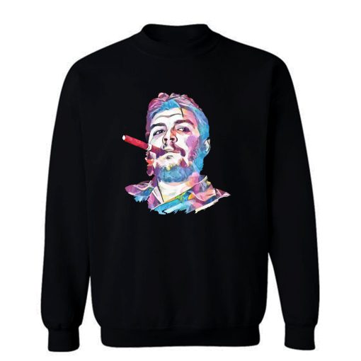 Ernesto Che Guevara Smoking Cigar Sweatshirt