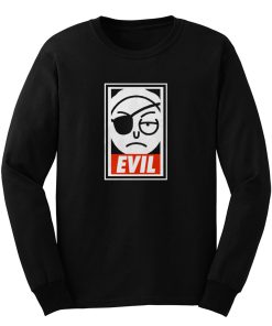 Evil Morty Obey Parody Long Sleeve