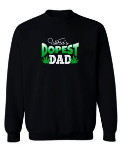 Father Dad Marijuana Weed Cannabis Leaf Fathers Sweatshirt