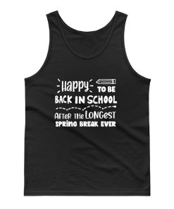 Funny Back To School Teacher Student Out Of Quarantine Tank Top