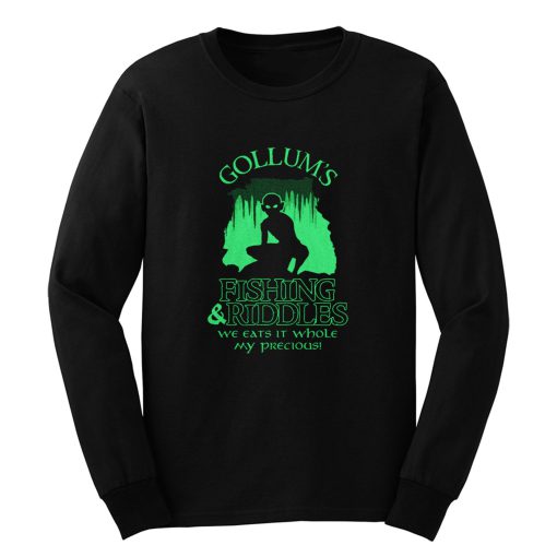 Gollums Fishing And Riddles Long Sleeve