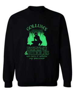 Gollums Fishing And Riddles Sweatshirt