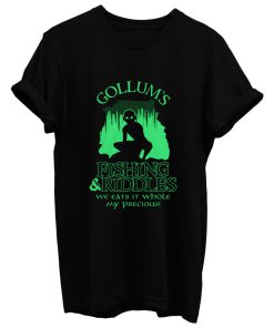 Gollums Fishing And Riddles T Shirt