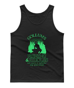 Gollums Fishing And Riddles Tank Top