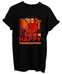 Happy Thanksgiving Turkey Day Thankful Fall Harvest T Shirt