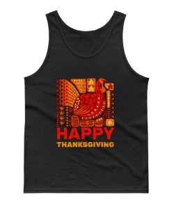 Happy Thanksgiving Turkey Day Thankful Fall Harvest Tank Top