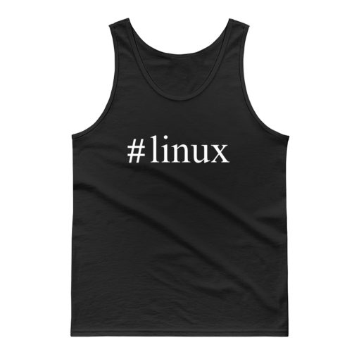 Hashtag Linux Hashtag Tank Top
