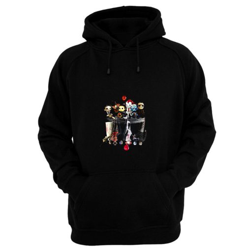 Horror Movie Characters Friends Halloween Hoodie