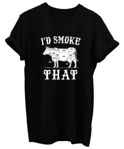 Id Smoke That BBQ Cooking T Shirt