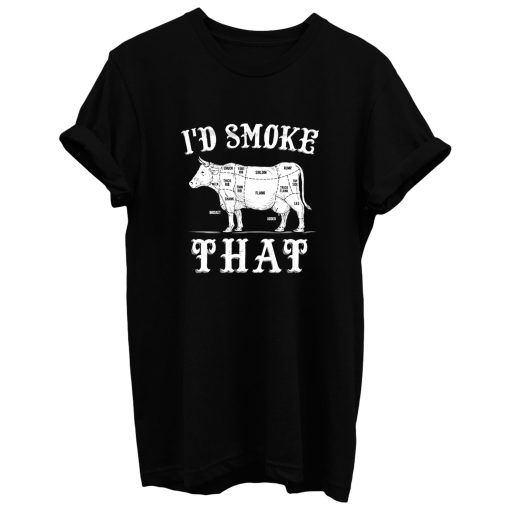 Id Smoke That BBQ Cooking T Shirt