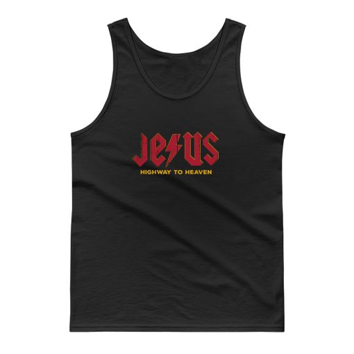 Jesus High Way To Heaven Tank Top