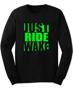 Just Ride Wake Green Long Sleeve