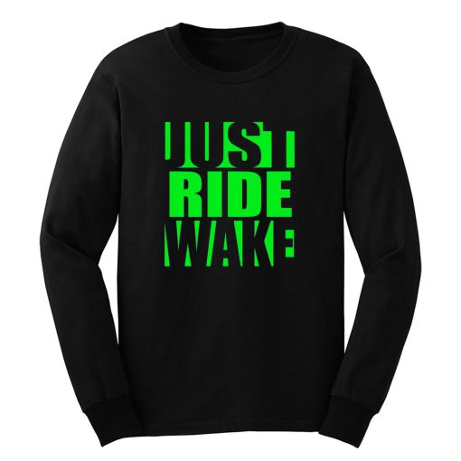 Just Ride Wake Green Long Sleeve