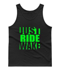 Just Ride Wake Green Tank Top