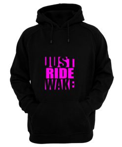 Just Ride Wake Purple Hoodie