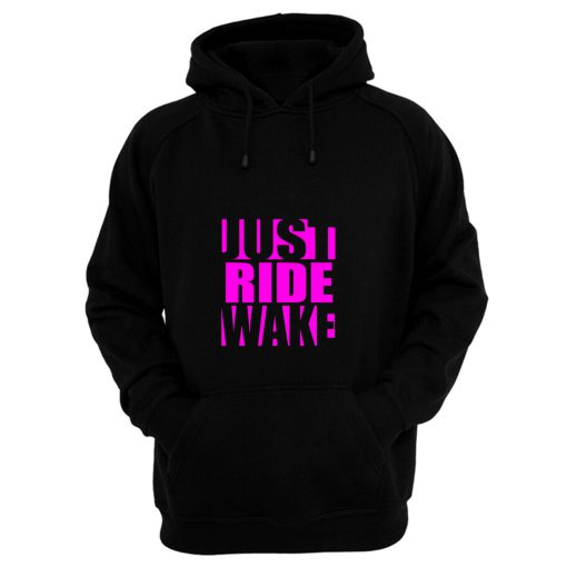 Just Ride Wake Purple Hoodie