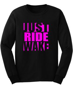 Just Ride Wake Purple Long Sleeve