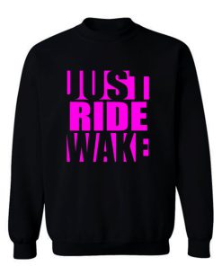 Just Ride Wake Purple Sweatshirt