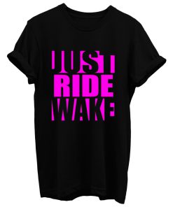 Just Ride Wake Purple T Shirt