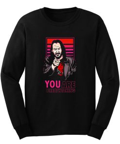 Keanu Reeves You Are Breathtaking Art Long Sleeve