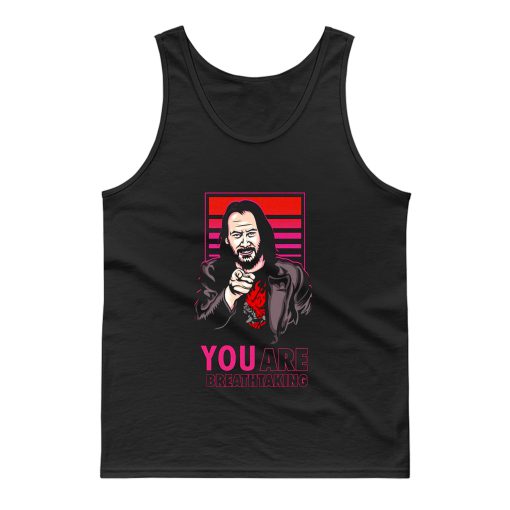 Keanu Reeves You Are Breathtaking Art Tank Top