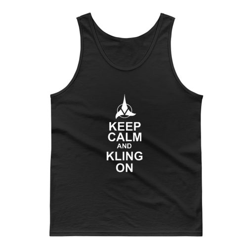 Keep Calm And Klingon Tank Top