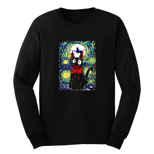 Kikis Delivery Service Starry Night Art Long Sleeve