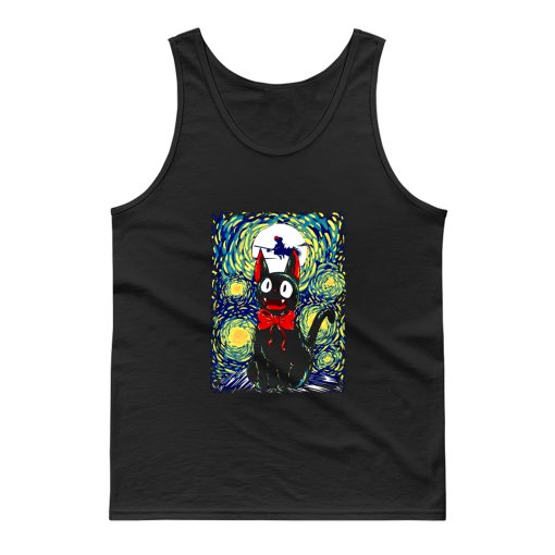 Kikis Delivery Service Starry Night Art Tank Top