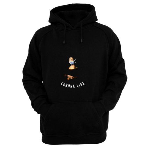 Mona Lisa Funny Stylish Cute Mask Hoodie