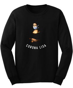 Mona Lisa Funny Stylish Cute Mask Long Sleeve