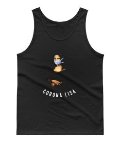 Mona Lisa Funny Stylish Cute Mask Tank Top