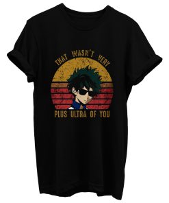 My Hero Izuku Midoriya That Wasnt Very Plus Ultra Vintage T Shirt