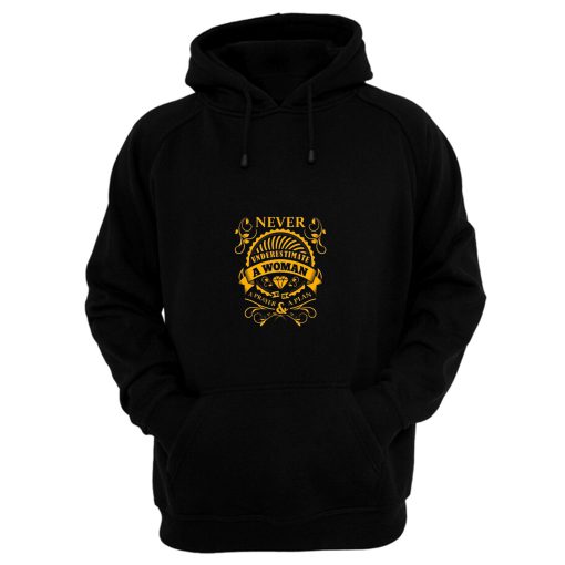 Never Underestimate A Woman With A Prayer A Plan Hoodie