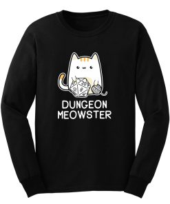 New Cat Dungeon Meowster Dungeons And Dragons Cat Long Sleeve