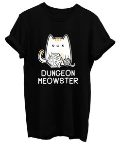 New Cat Dungeon Meowster Dungeons And Dragons Cat T Shirt