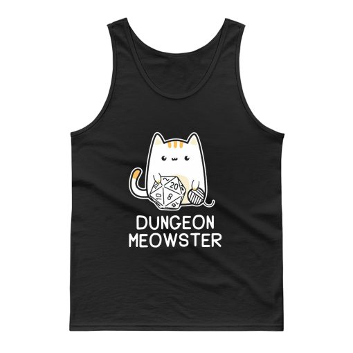 New Cat Dungeon Meowster Dungeons And Dragons Cat Tank Top