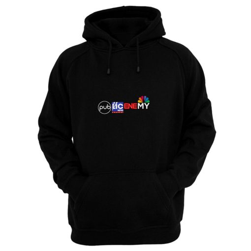 News Media Fake News Public Enemy Abc Hoodie